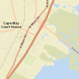 Cape May Court House Street Map