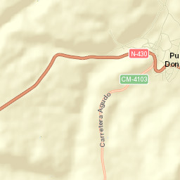 Puebla de Don Rodrigo Street Map