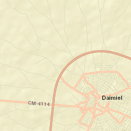 Daimiel Street Map