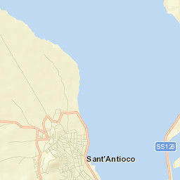 Sant'Antioco Street Map