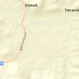 Santadi Street Map