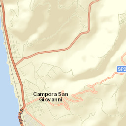 Serra d'Aiello Street Map