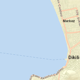 Dikili Street Map