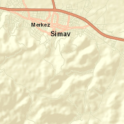 Simav Street Map