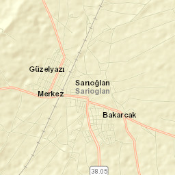 Sarıoğlan Street Map