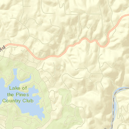 Lake of the Pines Street Map