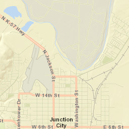 Junction City Street Map