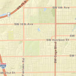 Shawnee County Street Map