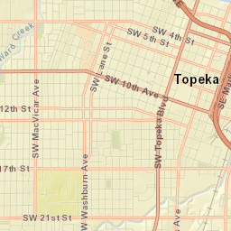 1515 Southeast Monroe Street, Brown v. Board of Education, To Street Map