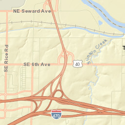201-211 Southeast Rice Road, Topeka, KS Street Map