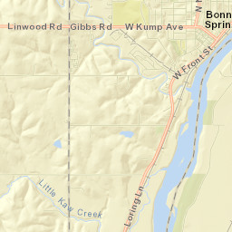 563-655 West Kump Avenue, Bonner Springs Street Map