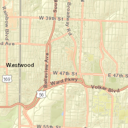 501-549 E 36th St Kansas City MO Street Map