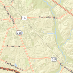 Garrett Park Street Map