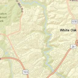 White Oak Street Map