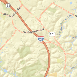 Crownsville Street Map