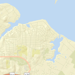 Cape Saint Claire Street Map