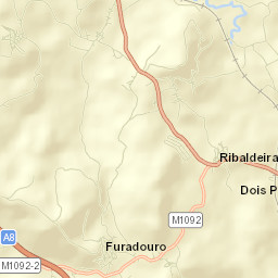 Dois Portos Street Map