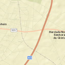 Salvaterra de Magos Street Map