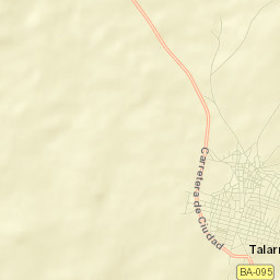 Talarrubias Street Map
