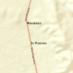 Masainas Street Map