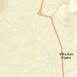 Villa San Pietro Street Map