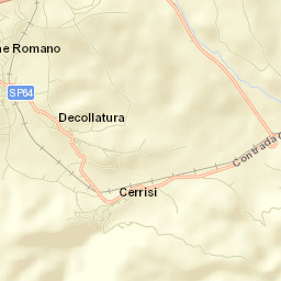 Decollatura Street Map