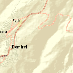 Demirci Street Map