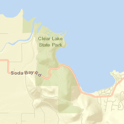 Soda Bay Street Map