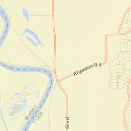 Plumas Lake Street Map