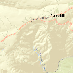 Foresthill Street Map