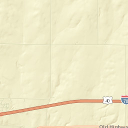 5001-5619 Old U.S. 40 Junction City Street Map