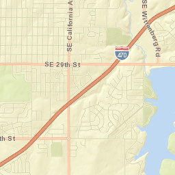 1008 Southeast 29th Street, Topeka, KS Street Map