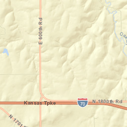 747-749 North 1800 Road, Lecompton, KS Street Map