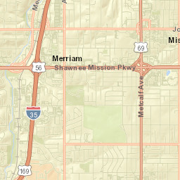 7456 Shawnee Mission Parkway, Overland Park Street Map