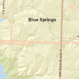 1101-1133 Main Street, Blue Springs, MO Street Map