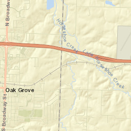 Oak Grove Street Map