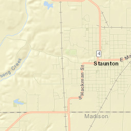 120 Madison Street, Staunton, IL 62088 Street Map