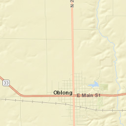 Oblong Street Map