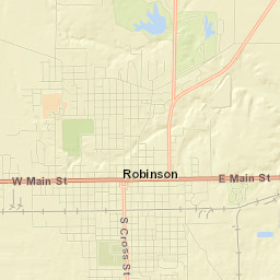 Robinson Street Map