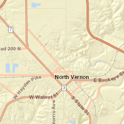 North Vernon Street Map