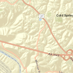 Cold Spring Street Map