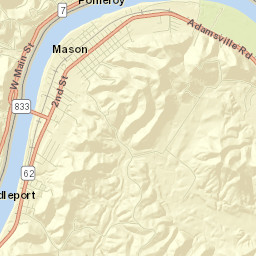 Pomeroy Street Map