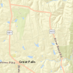 Great Falls Street Map