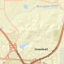 Greenbelt Street Map