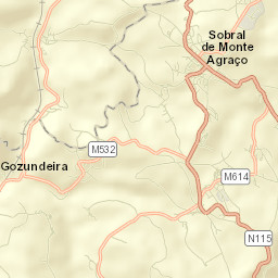 Sobral de Monte Agraço Street Map