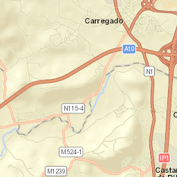 Carregado Street Map