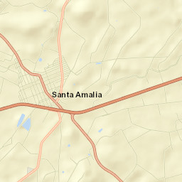 Santa Amalia Street Map