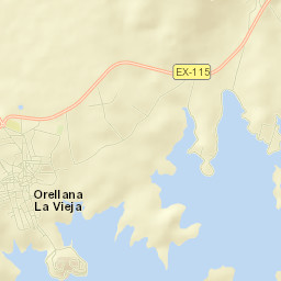Orellana la Vieja Street Map