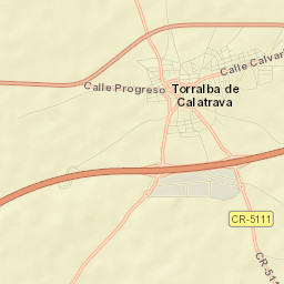 Torralba de Calatrava Street Map
