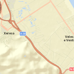 Xeresa Street Map